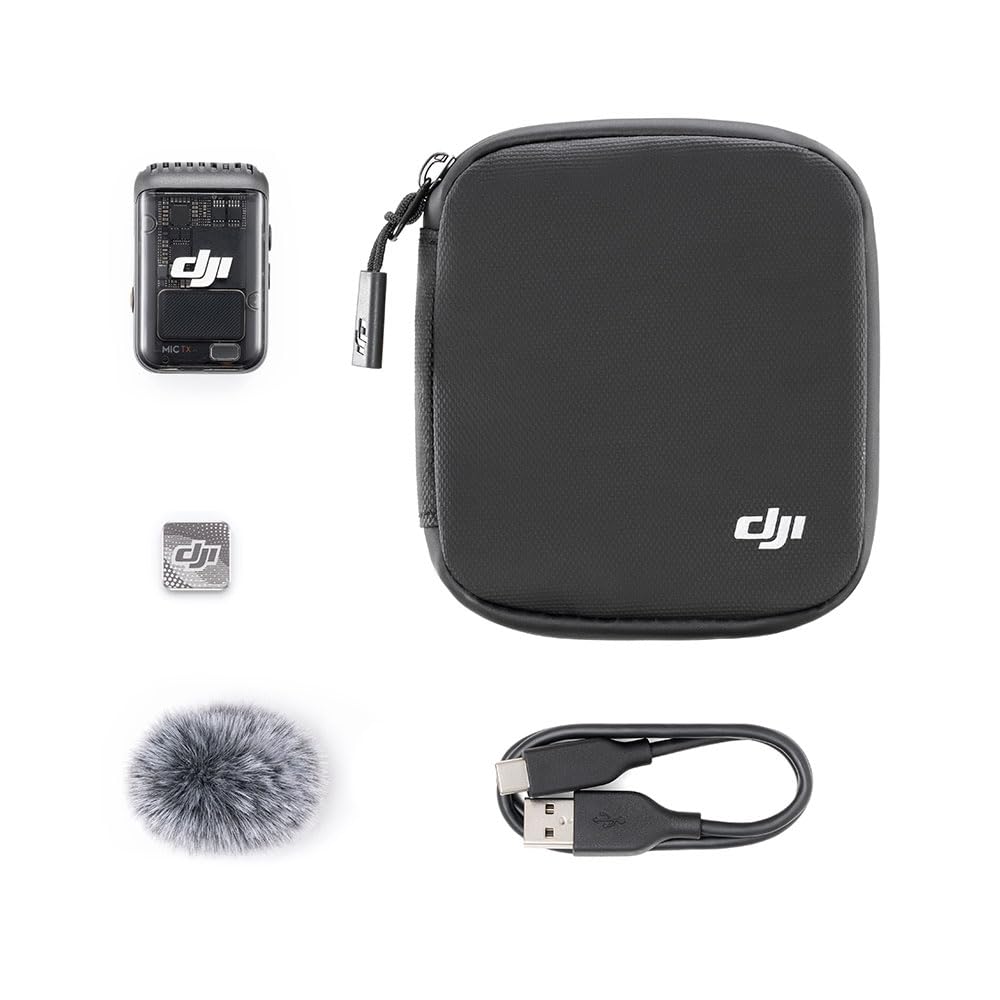 【美品】DJI MIC 2 Microfone DJI Mic 2 (2 TX + 1 RX + Case) – Kit Completo Sem Fio