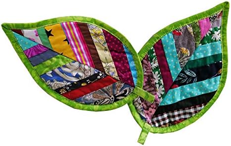 Leaves Pot Holders for Kitchen hot Pads 100% Cotton Set of 2 Heat Resistant for BBQ/Cooking/Baking/Grilling/Microwave/Barbecue