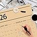 GuassLee Large Yearly Wall Calendar 2026, Full Year Calendar One Page, Jan 2026- Dec 2026, Annual Wall Planner 2026, 24