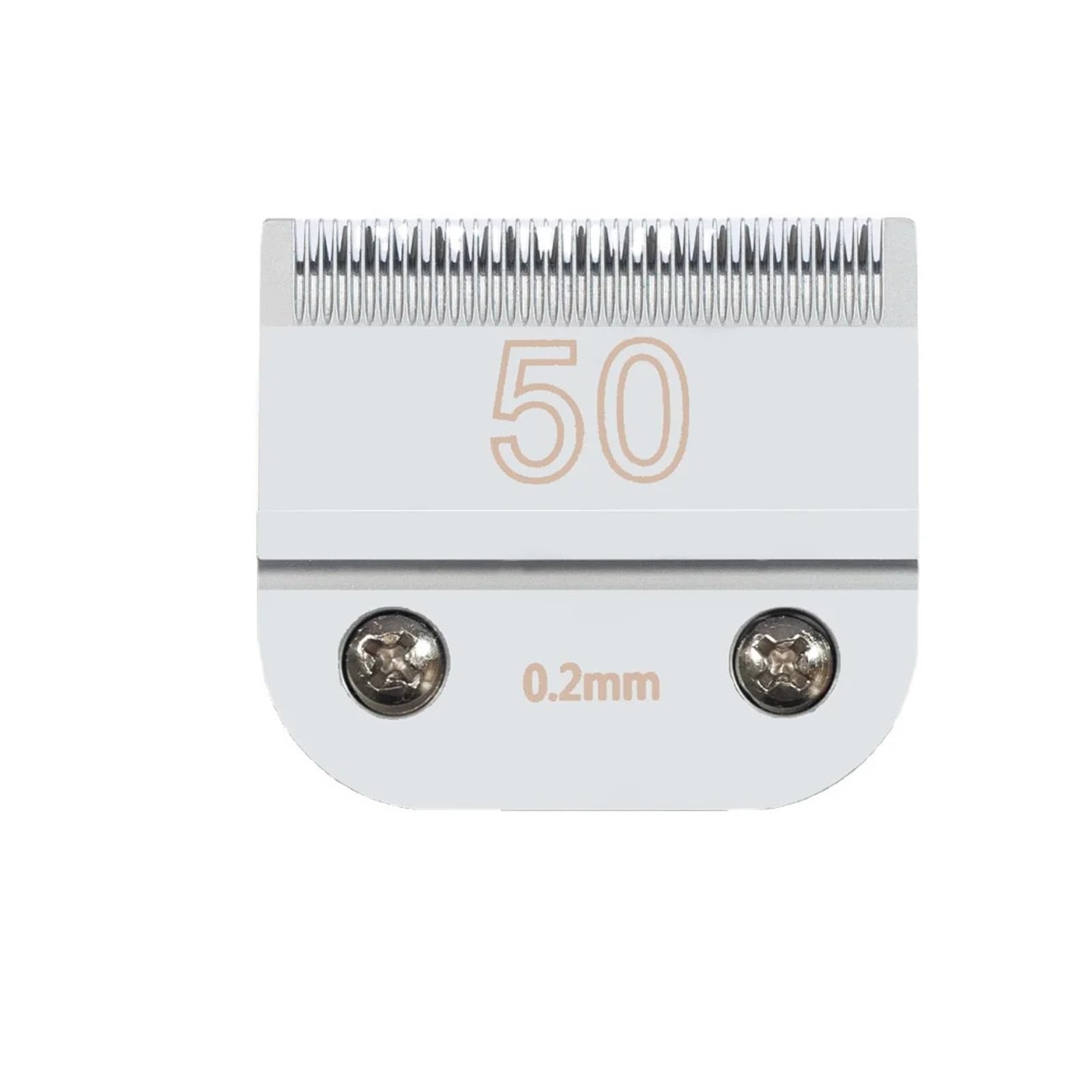 Lame De Tondeuse Amovible A5 For Animaux De Compagnie – Tête De Rechange En Acier Au Carbone Compatible Avec Les Tondeuses Andis, Oster, Wahl KM, Laube, Heiniger Et Thrive(50-0.2mm)