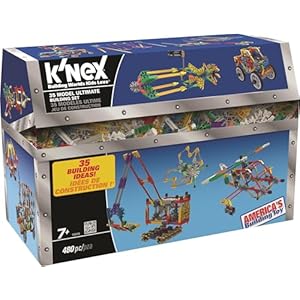 K’NEX 12418 Juego de 35 Modelos de construcción Imagine, jkit de Aprendizaje de 480 Piezas para Aprender Las materias CTIM, Juguetes Infantiles de construcción para Edades de a Partir de 7 años.
