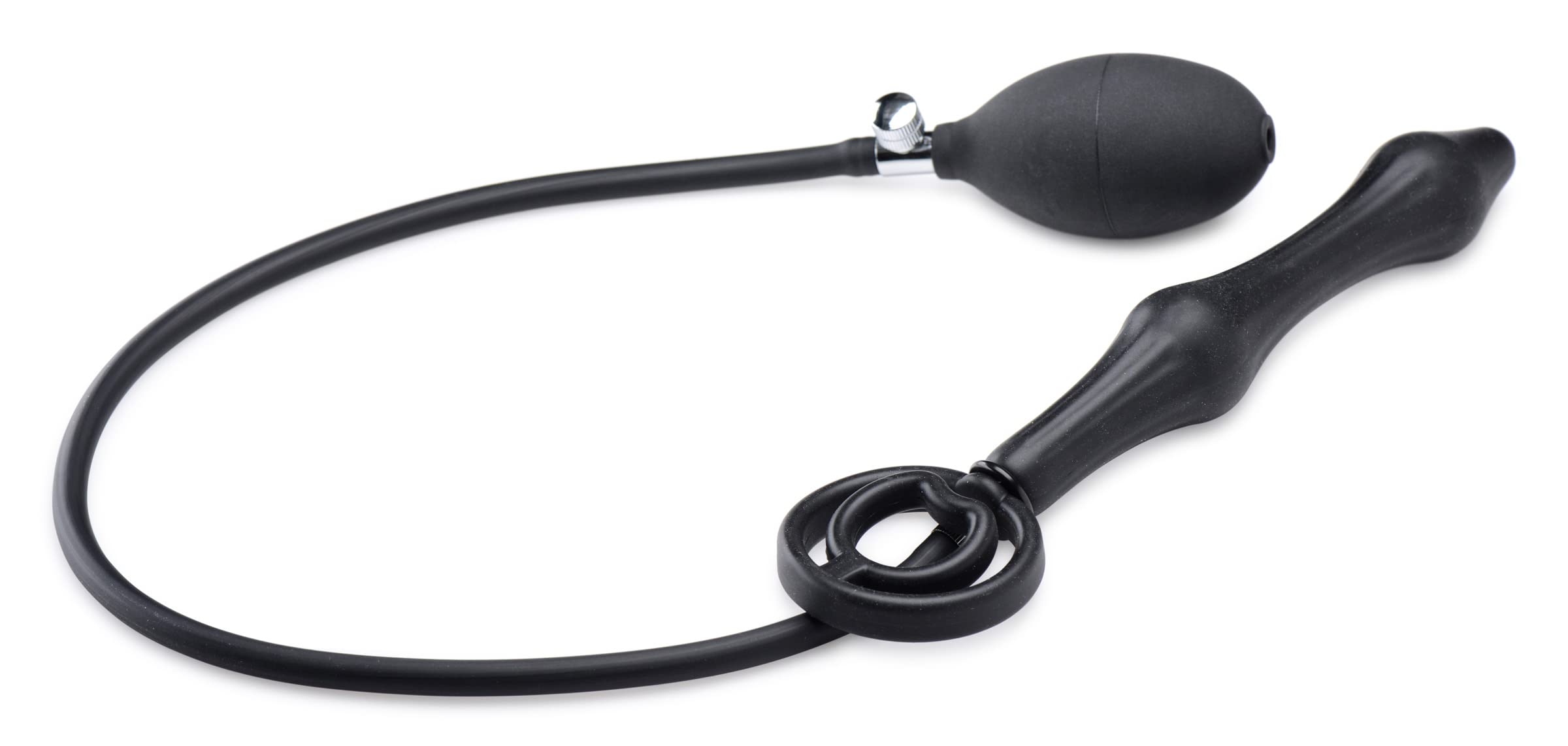 Inflatable Silicone Anal Plug + Cock & Ball Ring