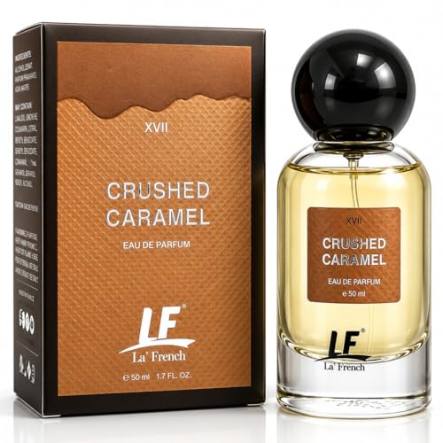 Image of La French Crushed Caramel Perfume for Men & Women 50ml | Patchouli, Woody Amber & Caramel Notes | Premium Long Lasting Fragrance