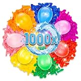 Belmalia 1000 Wasserbomben Set für Kinder - Wasserballons mit Auffüllhilfe