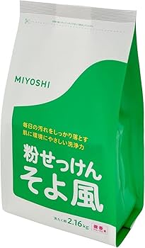 ミヨシ そよ風 粉せっけん 粉石鹸 10袋【まとめ売り】 ミヨシ そよ風 粉せっけん 粉石鹸 10袋【まとめ売り】 Amazon.co