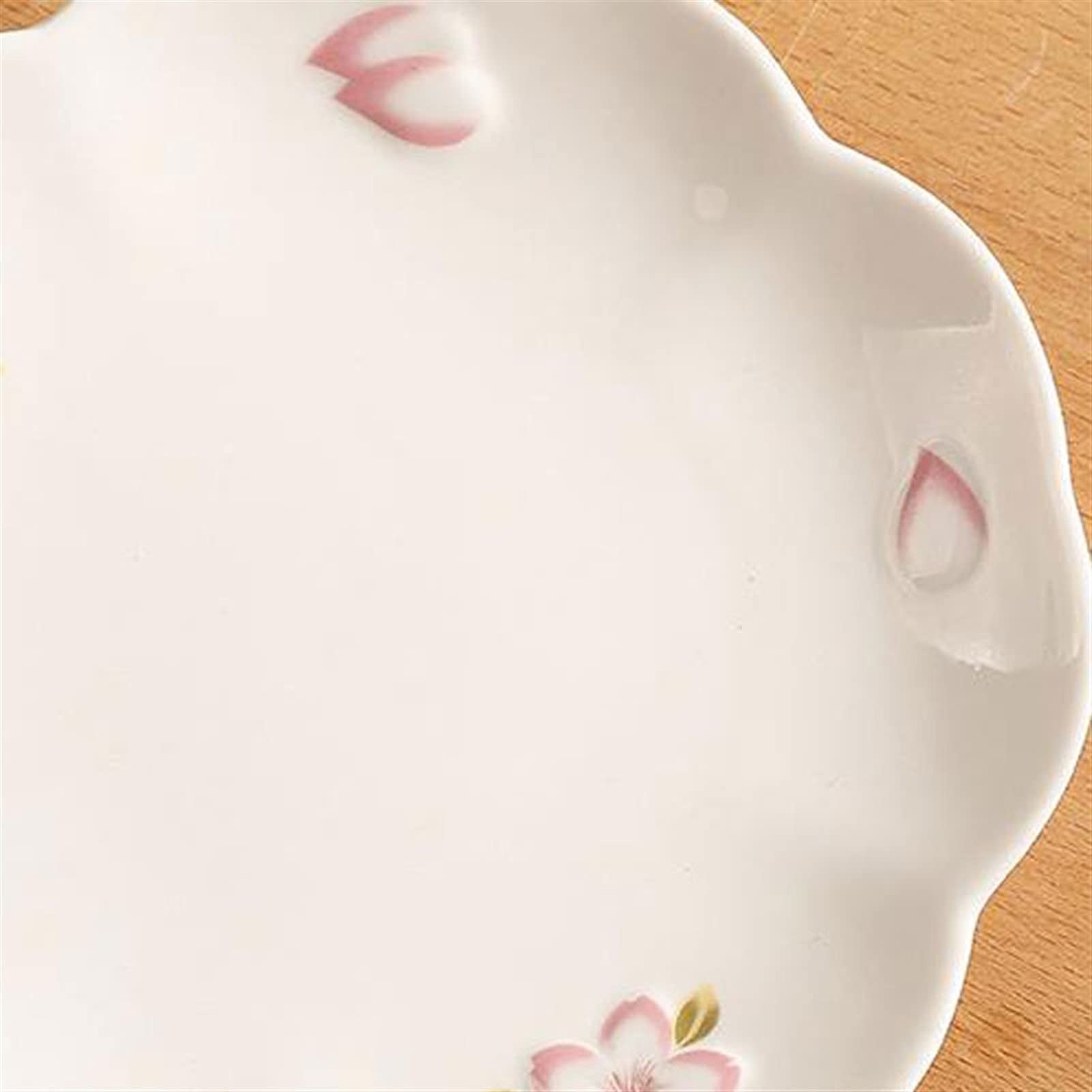 Assiettes plates/Assiettes DIner Plaques de dîner rose for la fleur de cerisier japonais Plaques de service en céramique for le restaurant Cuisine et famille Utiliser un four à micro-ondes et un coffr