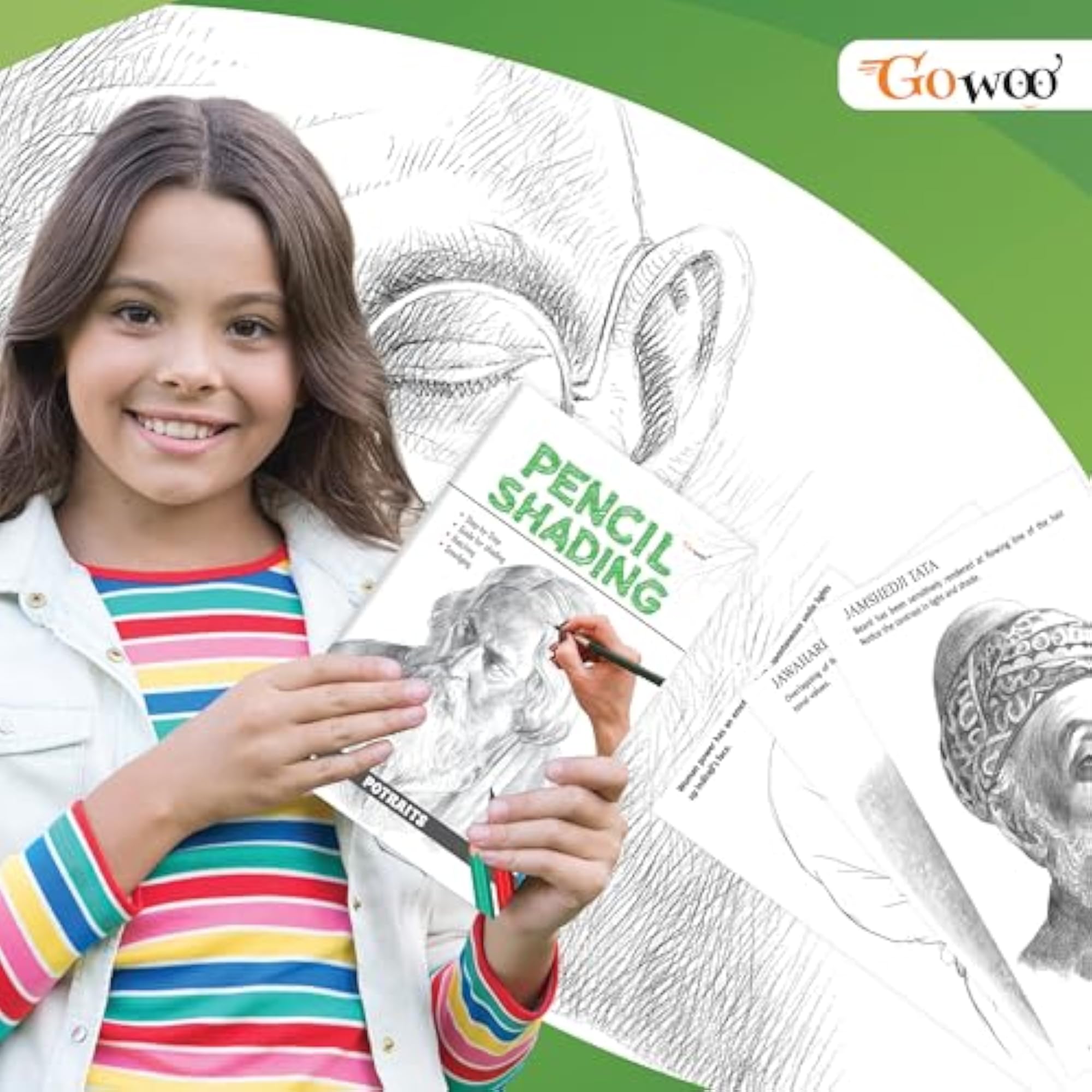 Pencil Shading - Birds, Wild Animals, Nature & Still Life Art Book