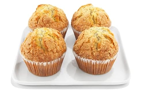 WHOLE FOODS MARKET Lemon Poppy Muffin 4pk