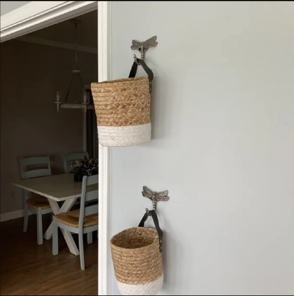 WYLYE�- Modern Home ! Ingeniously Handcrafted Decorative Rope Hanging Fabric Basket (8"X8" inch, Beige/White 1) (B0B55DKBK2) Amazon Price History, Amazon Price Tracker