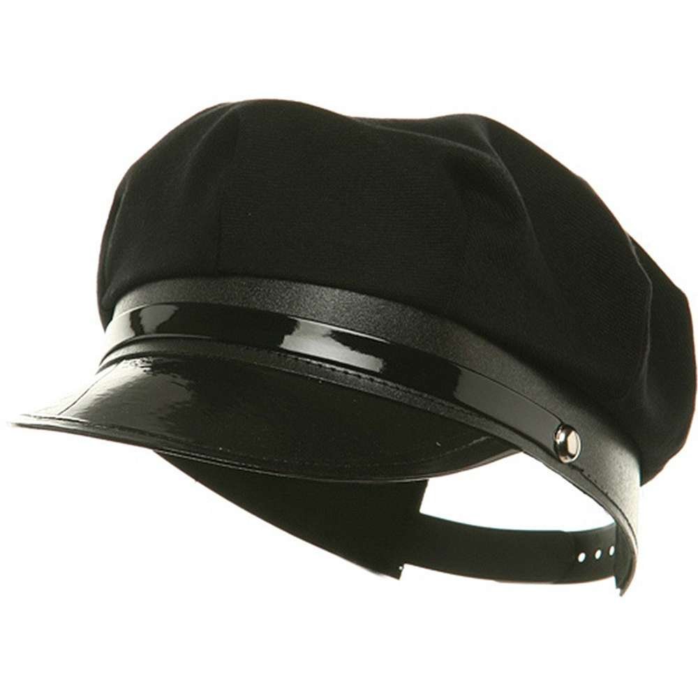 Adult Black Chauffeur Cap