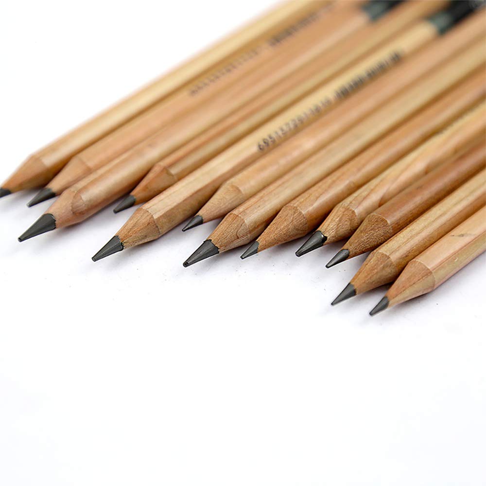 Bleistift, Zeichnen, Skizzieren, Kunstbedarf, 12 Stück, Künstlerniveau (2B)