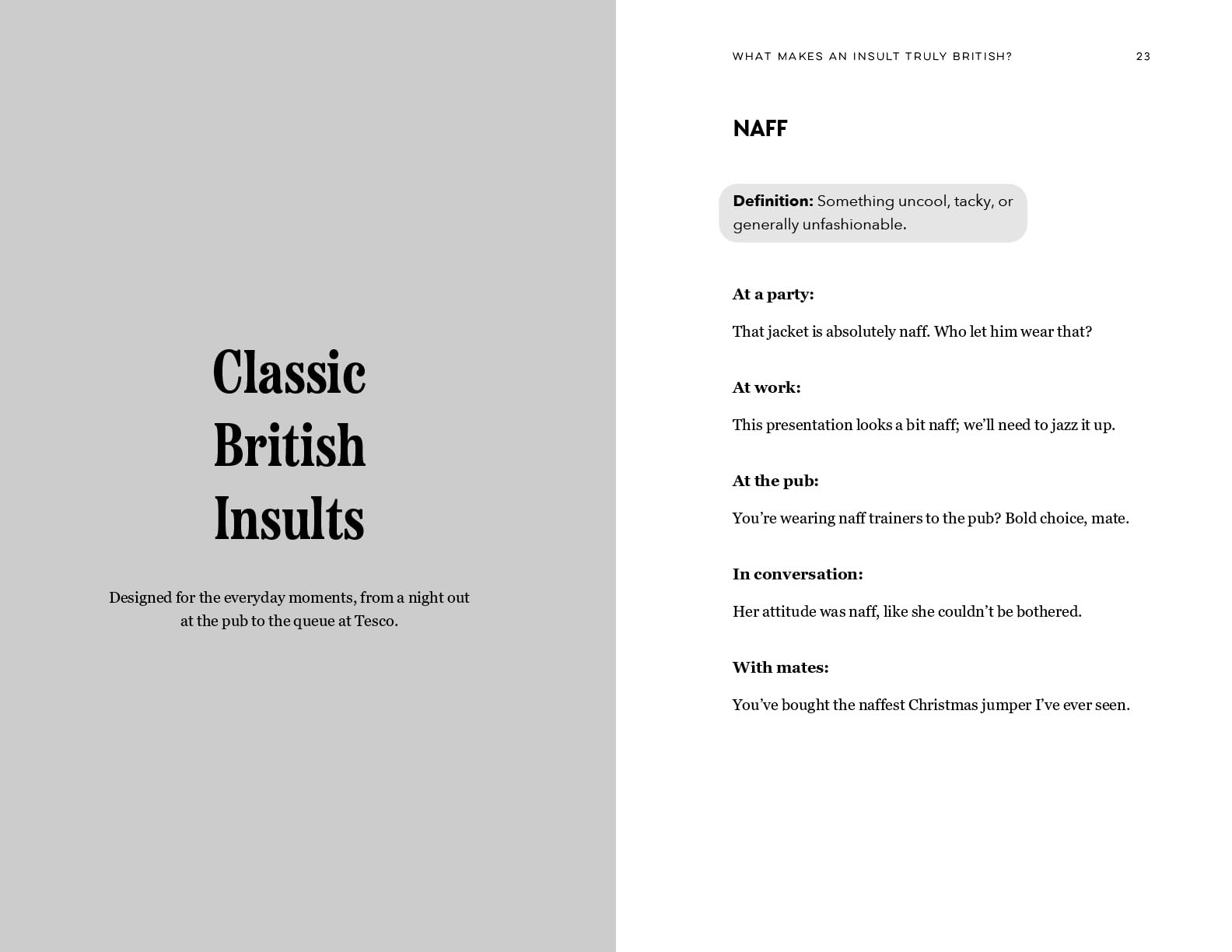 You Absolute Plonker: The Definitive Guide to British Insults (British Slang, Dry Humor, Funny Gift for Adults)