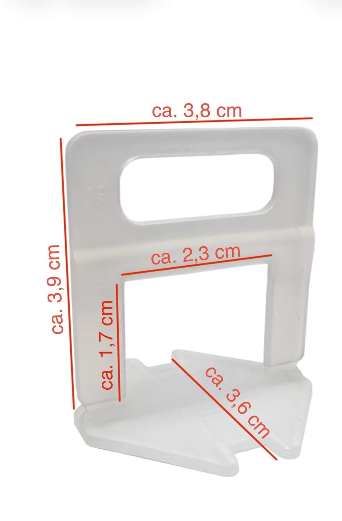 Sistema di livellamento piastrelle maxi 2 mm 1500 linguette 200 cunei + pinza spessore piastrelle 3 – 12 mm