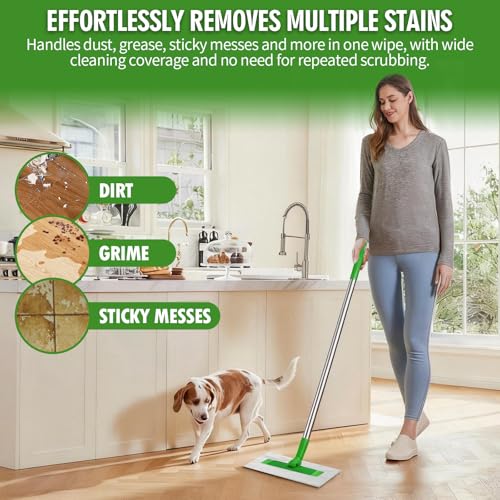 Image of 48 Count Heavy Duty Wet Pad Refills, Compatible with Swiffer Sweeper Mop & Clorox Mop, Disposable Unscented Wet Mopping Cloths for Multi-Surface Floor Cleaning