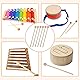Schlägel Mallet Drumsticks, Schlaginstrumente, 6 Stück Percussion Sticks, Trommelstock, Mallet Drumsticks, Holzschlägel, Holzschlägel Holz, Holzhammer Percussion Sticks, Holz Marimba Schlägel
