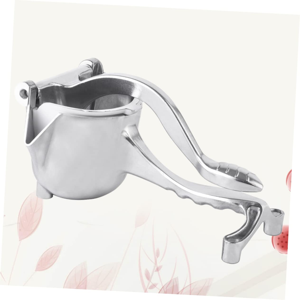 Mini Exprimidor de Frutas Portátil de Aleación de Aluminio Plata | Manual para Cocina y Hogar, Exprimidor de Cítricos, Ligero y Fácil de Usar