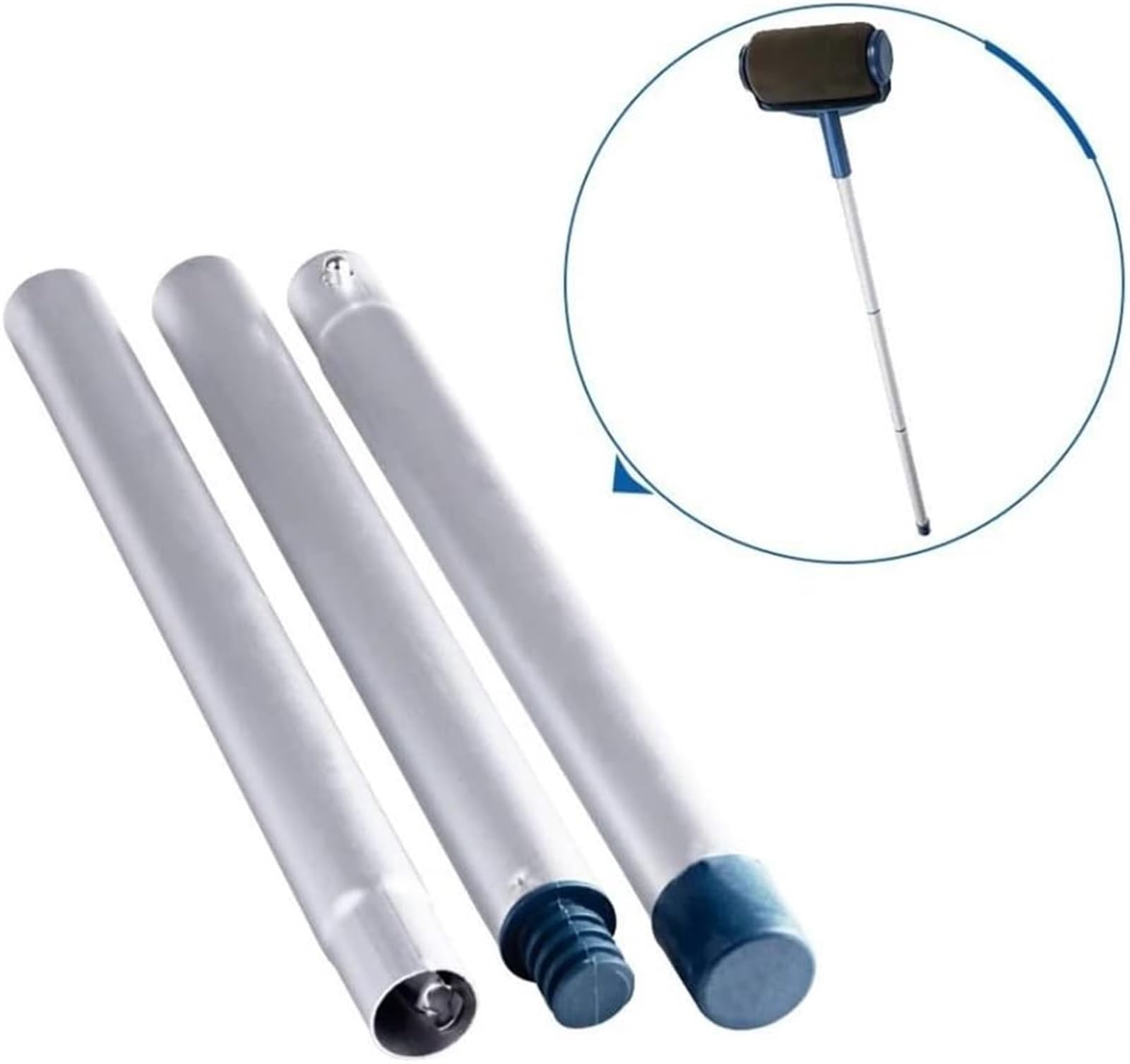 KanDuo Fit for The Job Wall Paint Roller, Paint Roller Pro Brush Set Paint Runner Roller Peinture Murale for Bureau à Domicile avec 3 Tubes de rallonge