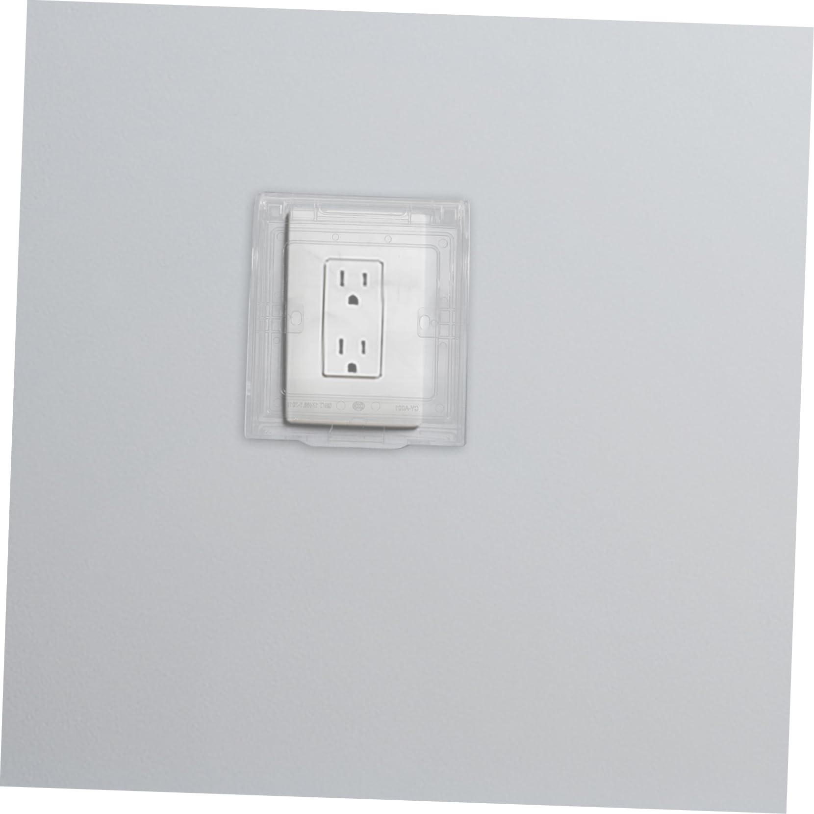 SHINEOFI 10 piezas Protector Enchufes Infantil Cubiertas Interruptor Transparente Plástico Resistente Seguridad para Pared Eléctrico Niña