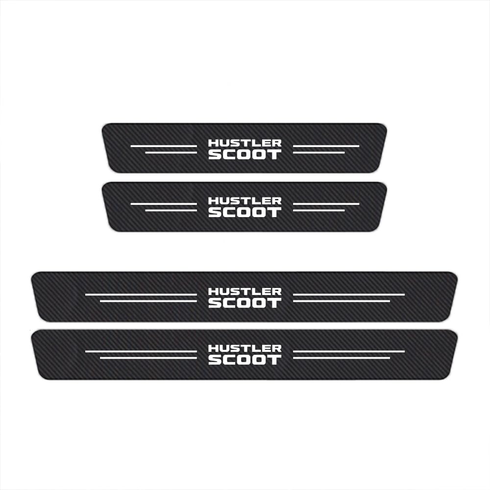 Sdyayfge Normal 4Pcs Kick Plates Car Door Sill Protector,For Suzuki Hustler
