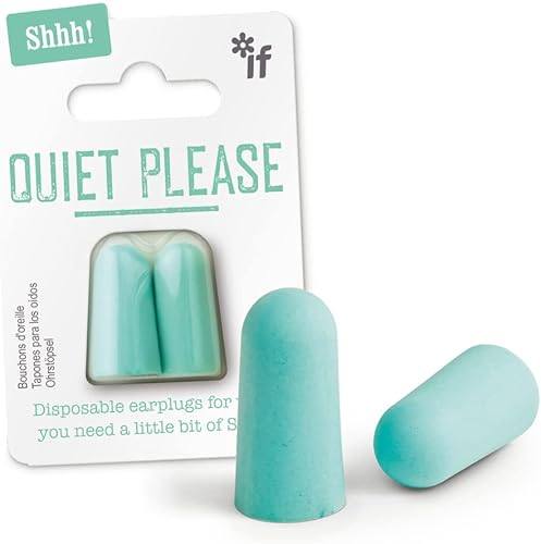 IF Auriculares de espuma suave y cómodos con cancelación de ruido verde 1.06 oz