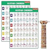 Guitar Chord Chart Reference Guide, A4 Size (Guitar)