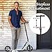 Kick Scooter for Adults – Folding, Adjustable Height, Big Wheels, Lightweight All-Aluminum Frame | Suitable for Teens 12+ | 265lbs Weight Limit