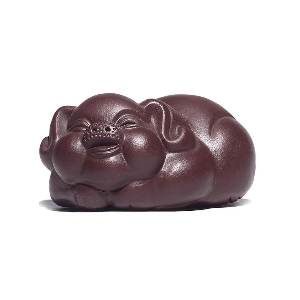 ENGENDER Kung Fu Tea Pet Living Room Desktop Lucky Pig Tea Pet Table Decoration Small Ornaments