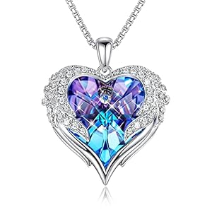 NEWNOVE Necklaces for Women Heart Angel ...