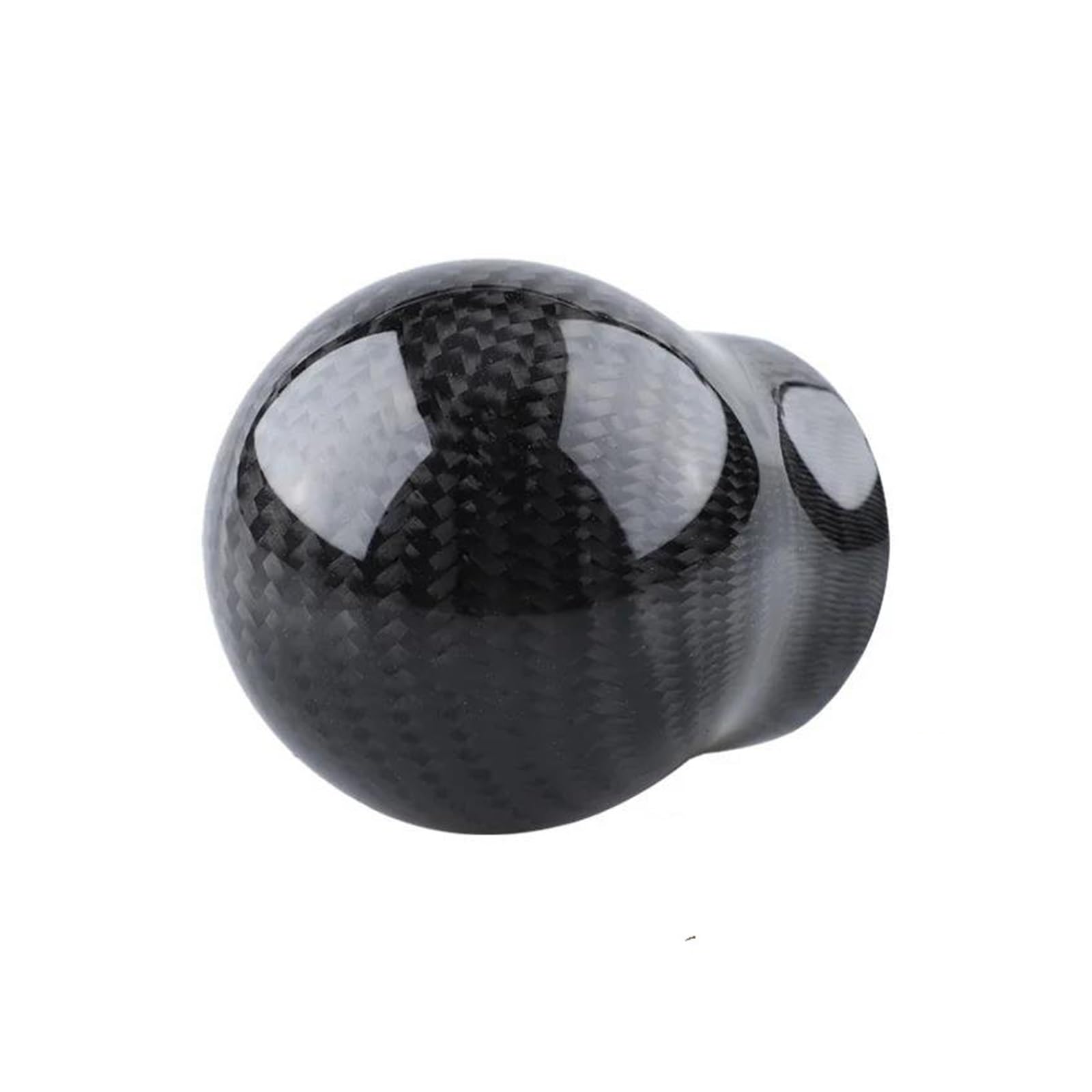AHRPKAMERD Gear Shift Knob 1PCS Universal Carbon Fiber Gear Shift Knob Manual Shifter Gear Stick Head(Unmarked)