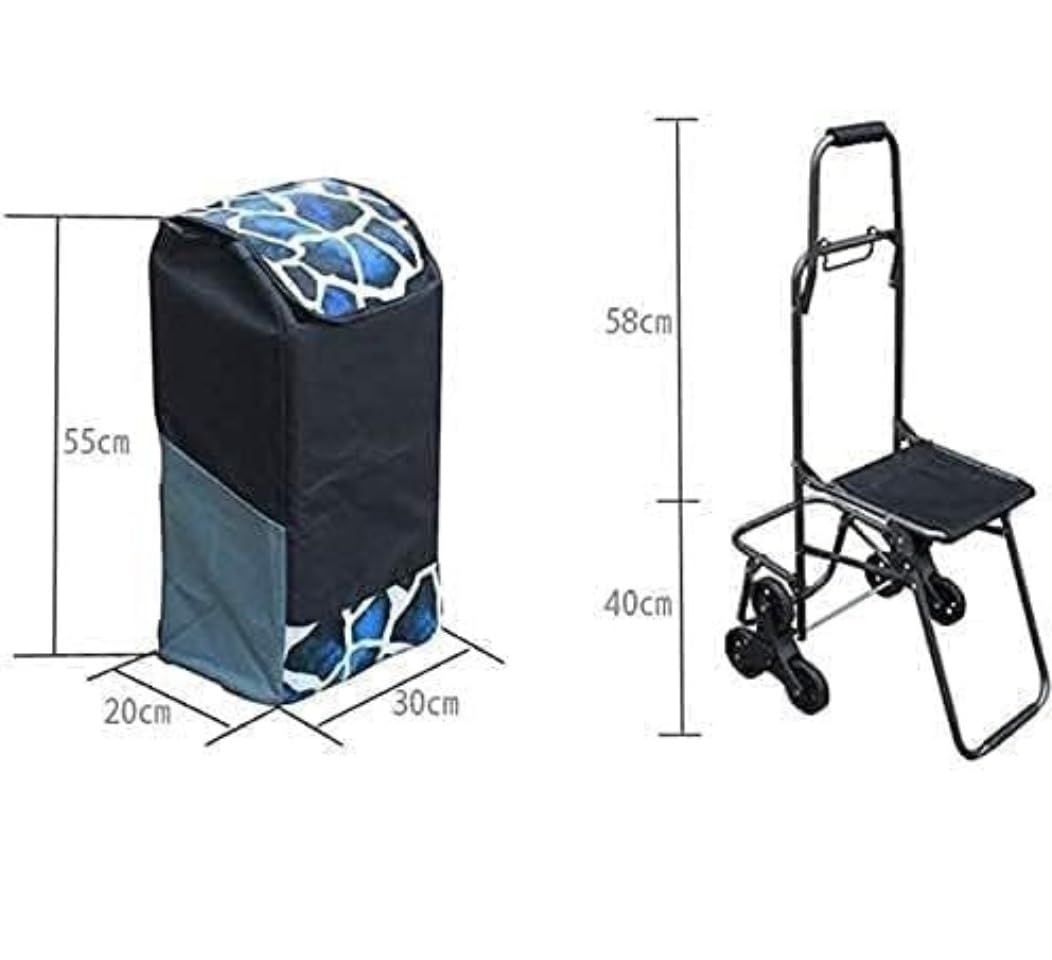 Einkaufswagen für Lebensmittel, Einkaufswagen, Handwagen, Treppensteigen, Einkaufswagen, zusammenklappbarer Einkaufswagen, tragbarer Ziehwagen, Handanhänger, Ziehwagen, z