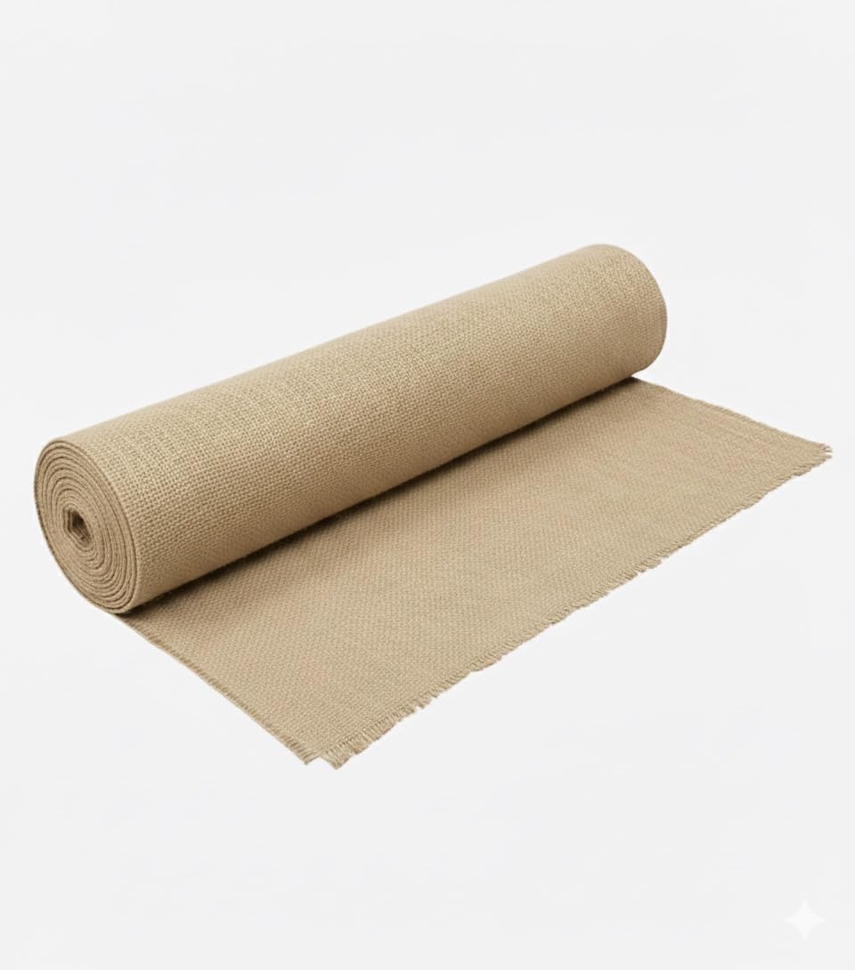 Burlap Fabric roll | 40" Wide x 75 feet long-roll |Great for Garden raised bed liners,Edging,Erosion control,Weed Barrier, Aisle runner plant cover tree wrap, 25 yards rolls x 40-inch