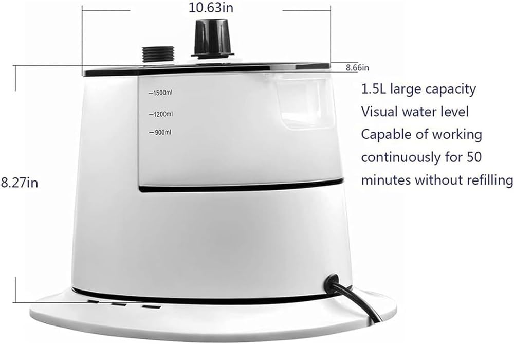 Vaporizador De Ropa Comercial Vaporizador De Ropa Vertical Vaporizador De Ropa Vertical Pesado Profesional Plancha De Vapor con Tanque De Agua De 1,5 litros con Cepillo
