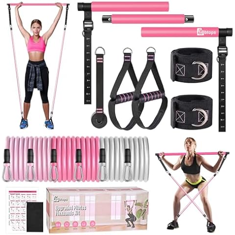 Bbtops Pilates Bar Kit with Resistance Bands Cover