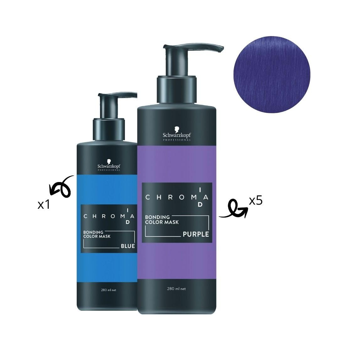 Mascarilla nutritiva pigmentada púrpura ChromaID SCHWARZKOPF 280ML