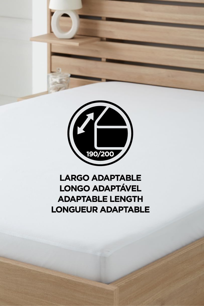 Degrees Home - Relax - Coprimaterasso 150x190/200 - Impermeabile - 100% Cotone - Impermeabile - Traspirante - Coprimaterasso - Coprimaterasso - Altezza Fino a 32 cm