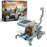 Discovery #Mindblown STEM 12-in-1 Solar Robot Creation 197-Piece Kit with Working Solar Powered Motorized Engine and Gears, Construction Engineering Set for Ages 8 and Up