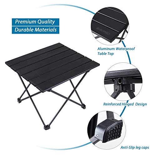 Portable-Camping-Table-Ultralight-Folding-Table-with-Aluminum-Table-Top-and-Carry-Bag-Easy-to-Carry-Ideal-for-Outdoor-Camping-Picnic-Cooking-Beach-Hiking-Fishing-40-X-34-X-32cm