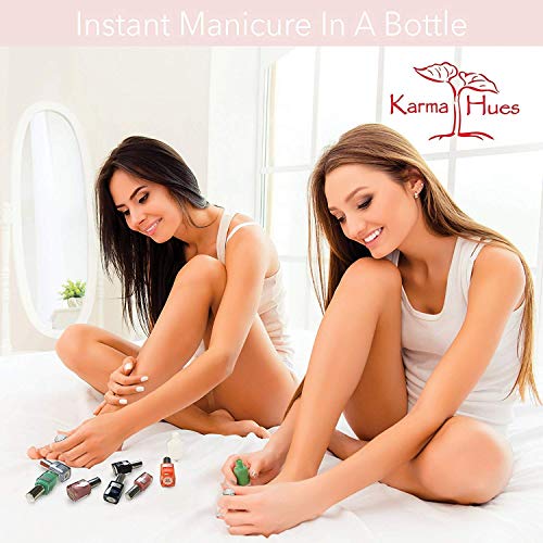 Karma Organic Beautiful Natural Nail Polish Set- Non-Toxic Nail Art, Vegan And Cruelty-Free Nail Paint #TOP3