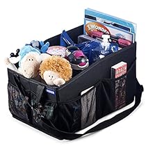 WEIKER Car Seat Storage Organizer - Travel Accessories Portable Collapsible Console Front Back Floor Trunk Cargo Box…