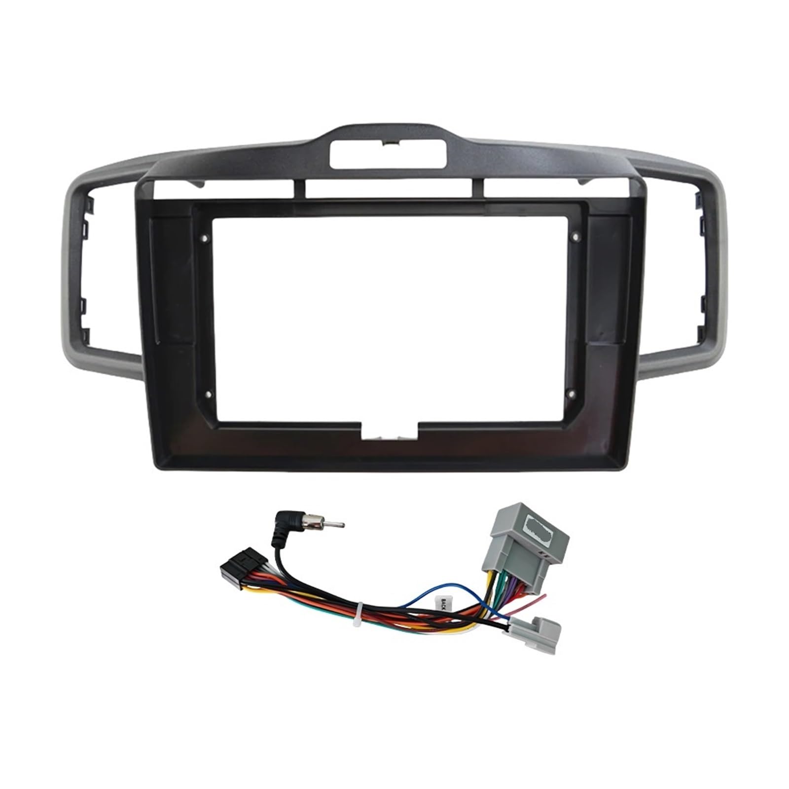 JKELPV Car Radio Frame Kit Fit For Honda Freed 2011-2014 Android Radio Dash Fitting Panel Kit 10.1 Inch Car Frame Fascia Adapter Radio adapter(Frame Cable)