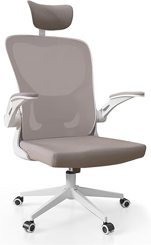 Silla de oficina ergonómica, sillas de escritorio cómodas de 400 libras con reposacabezas y soporte lumbar, sillas de computadora de malla