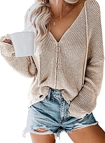 Asvivid Cozy Zip Up Hooded Sweater Cardigans For Women Lightweight Open Front Oversized Open Front Cardigan Soft Outwear Coat S Apricot #TOP9