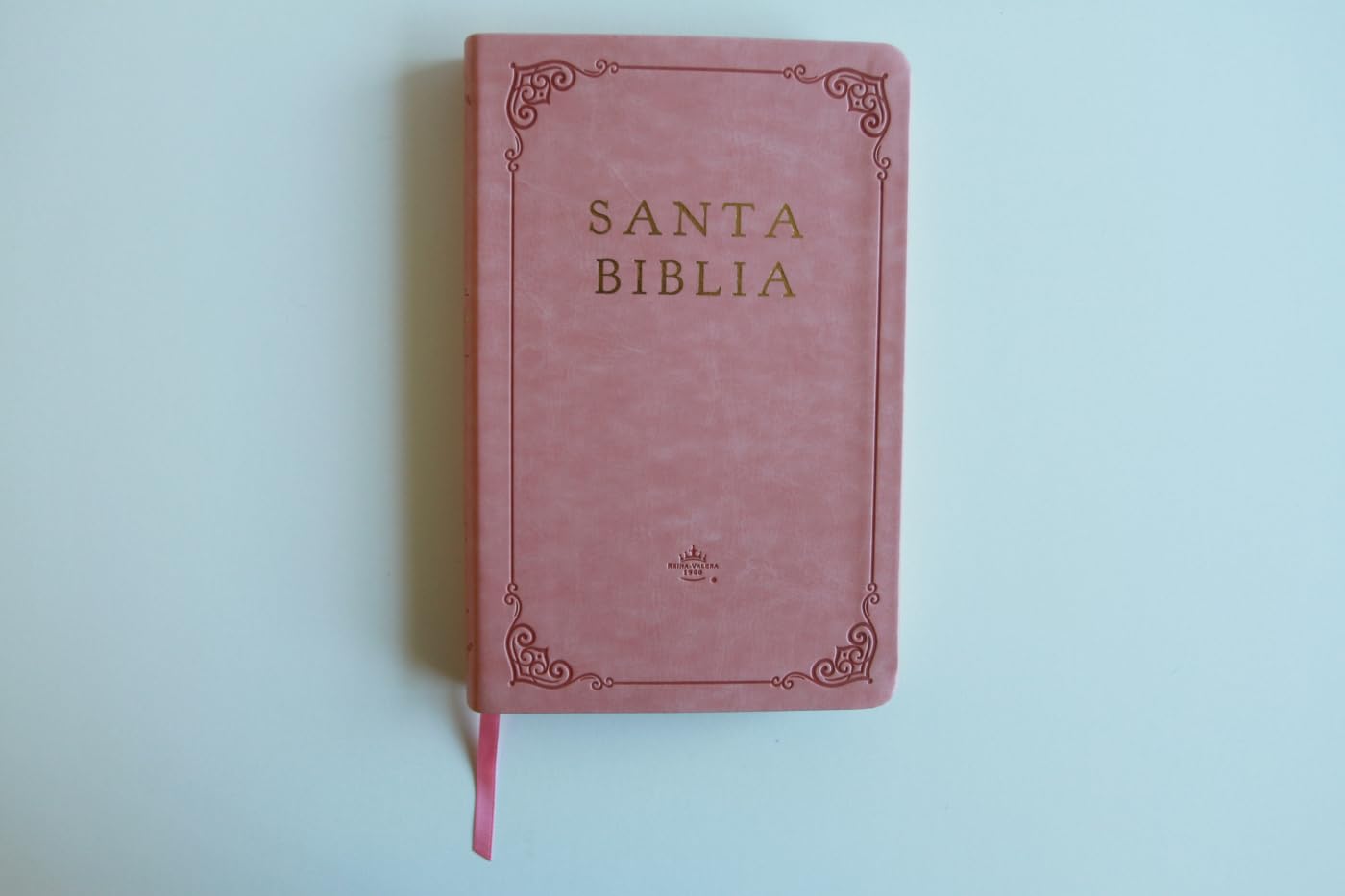 Biblia RVR 1960 letra grande tamaño manual, Piel rosada con índice / Spanish Bible RVR 1960 Handy Size Large Print Leathersoft pink with index: ... Piel Rosada / Reina-Valera 1960 Leathersoft
