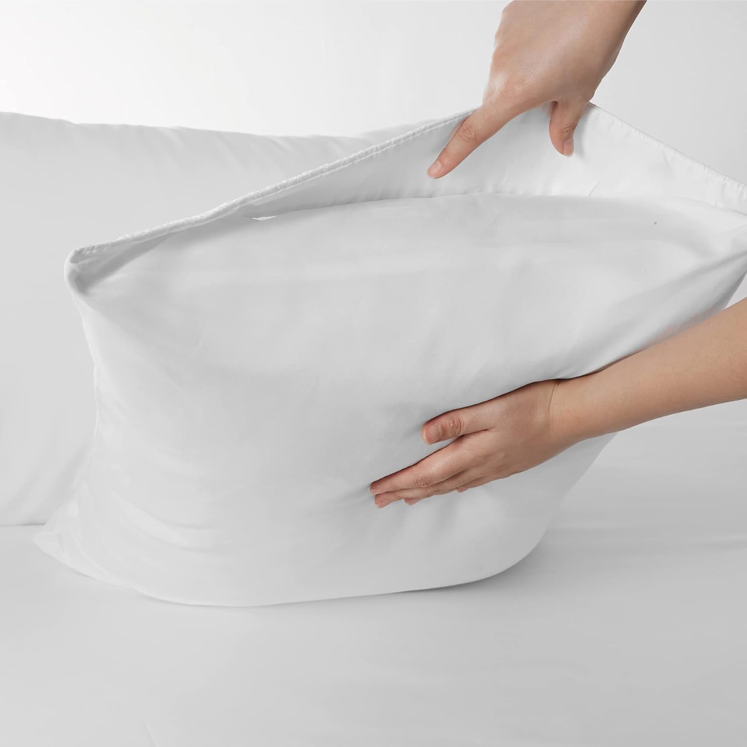 Bedsure White Sheets Queen Size - Soft 1800 Bedding Sheets & Pillowcases Sets, 4 Pieces White Sheets : Home & Kitchen