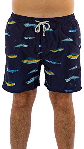 Men's Slim Fit Quick Dry Swim Shorts Swim Trunks Mens Bathing Suits with Mesh Lining