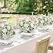 DEEMEI 12 PCS Babys Breath Artificial Flowers Fake Babys Breath Flowers Artificial Bulk White Gypsophila Bouquets Real Touch Faux Flowers for Wedding Floral Arrangement Party Home Decoration
