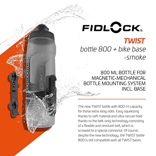Fidlock Twist Bottle 800+ Bike Base - Innovative magnetische Bike Trinkflasche inkl Rahmenhalterung – Ansicht 2