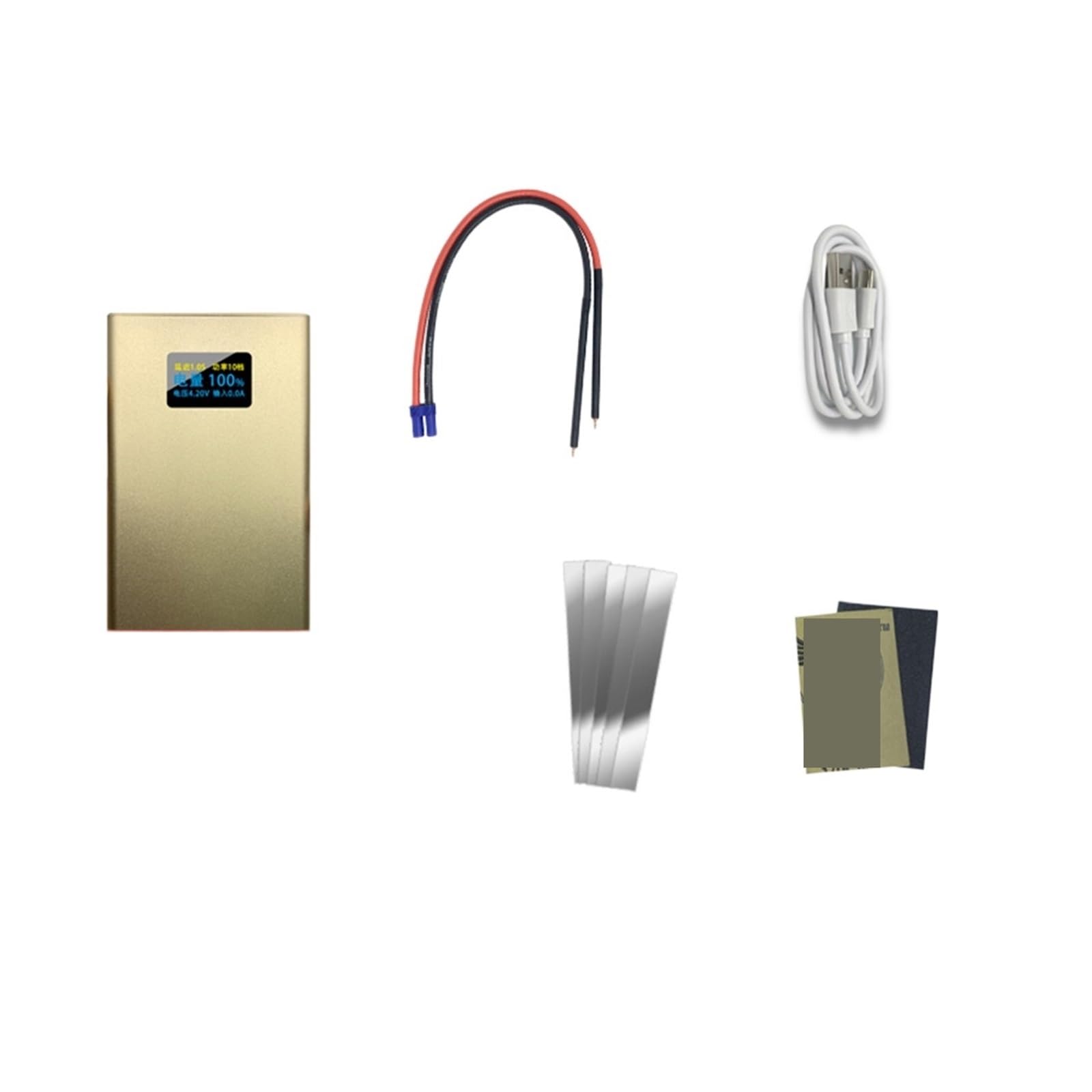 Gdbagkdqk 10600Mah 10600 Portable Spot Welder Oled Adjustable Battery Welding Machine Tools 0.1/0.12Mm Nickel Pens The Weld Is Strong(10600Mah)