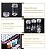 SanerDirect 92 Grids Diamond Painting Storage Case, Bead Storage Double-Deck Containers, Diamond Painting Accessories with Shockproof Zipper Carry Bag