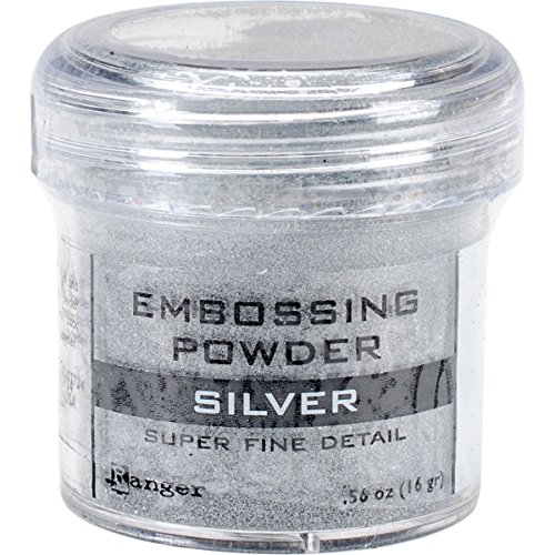 Ranger Embossing Powder, 0.56-Ounce Jar, Silver